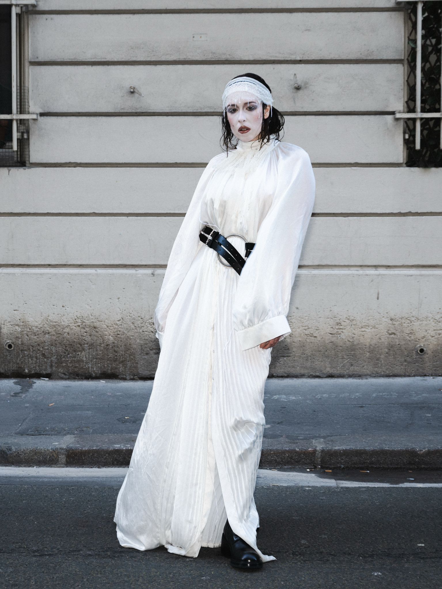 Allie X attends Ann Demeulemeester at PFW