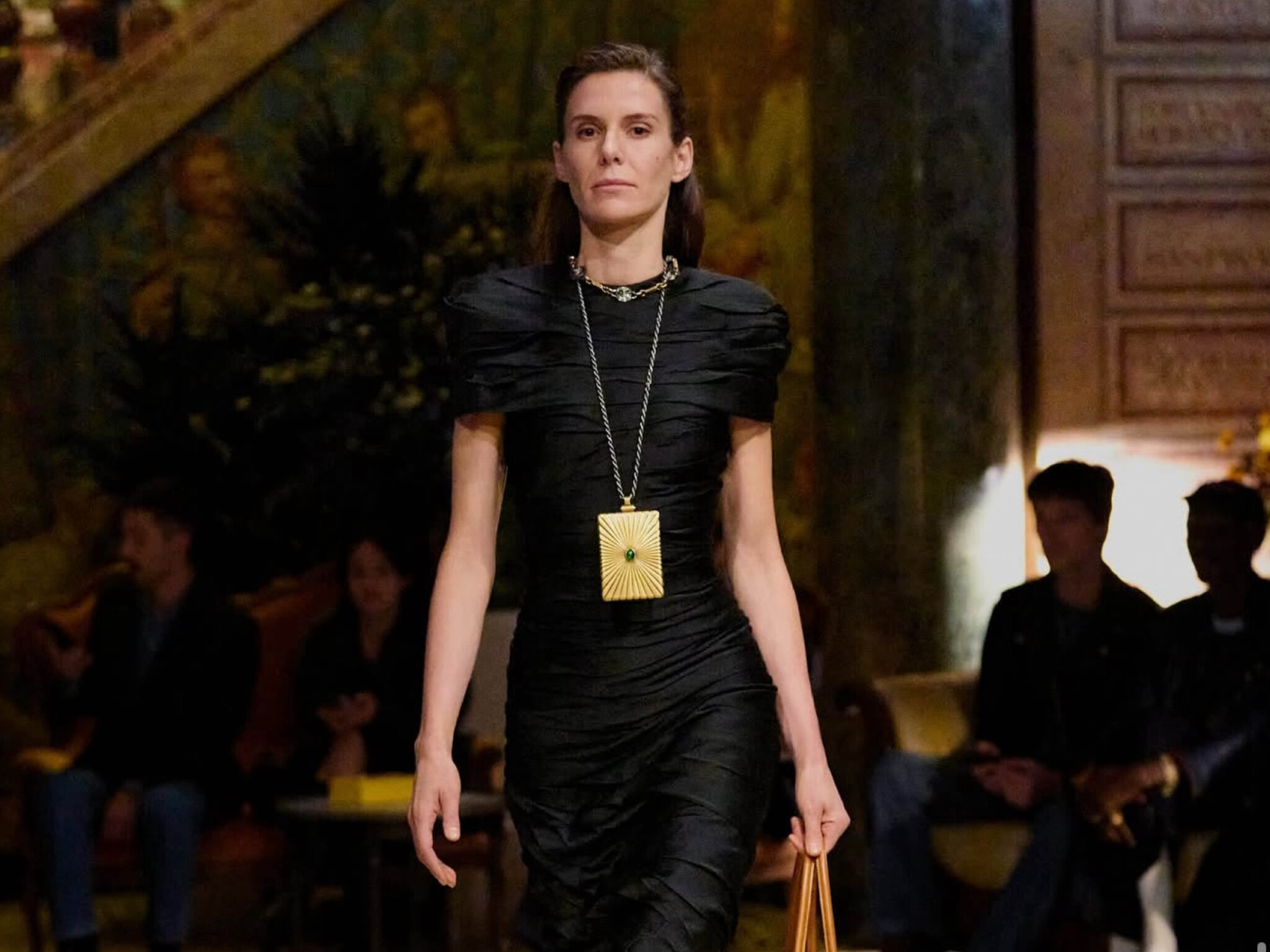 NINA walked for Versace in Milan